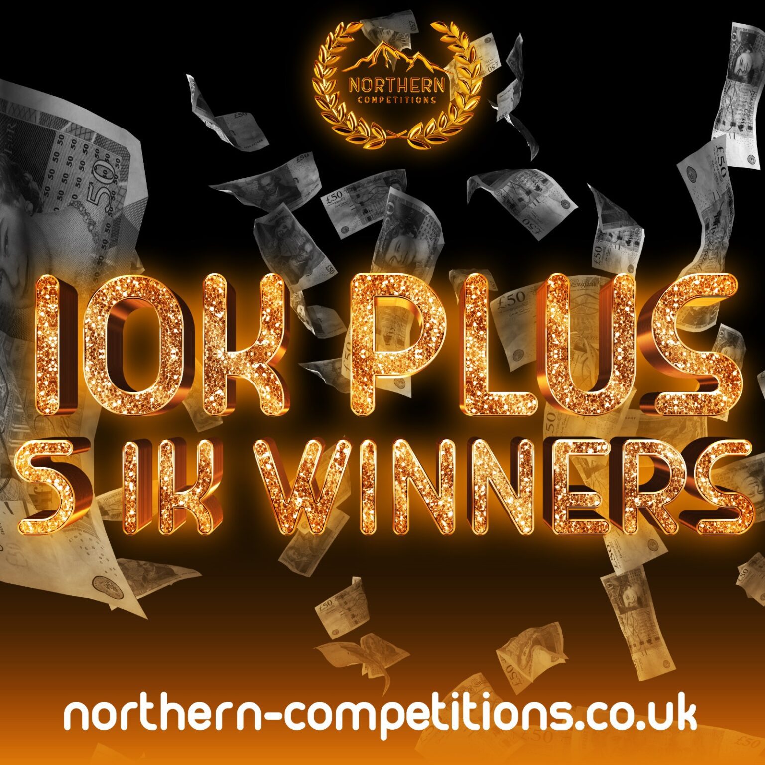 Money Monday £10,000 Plus X5 £1000 Runner up prizes Northern Competitions